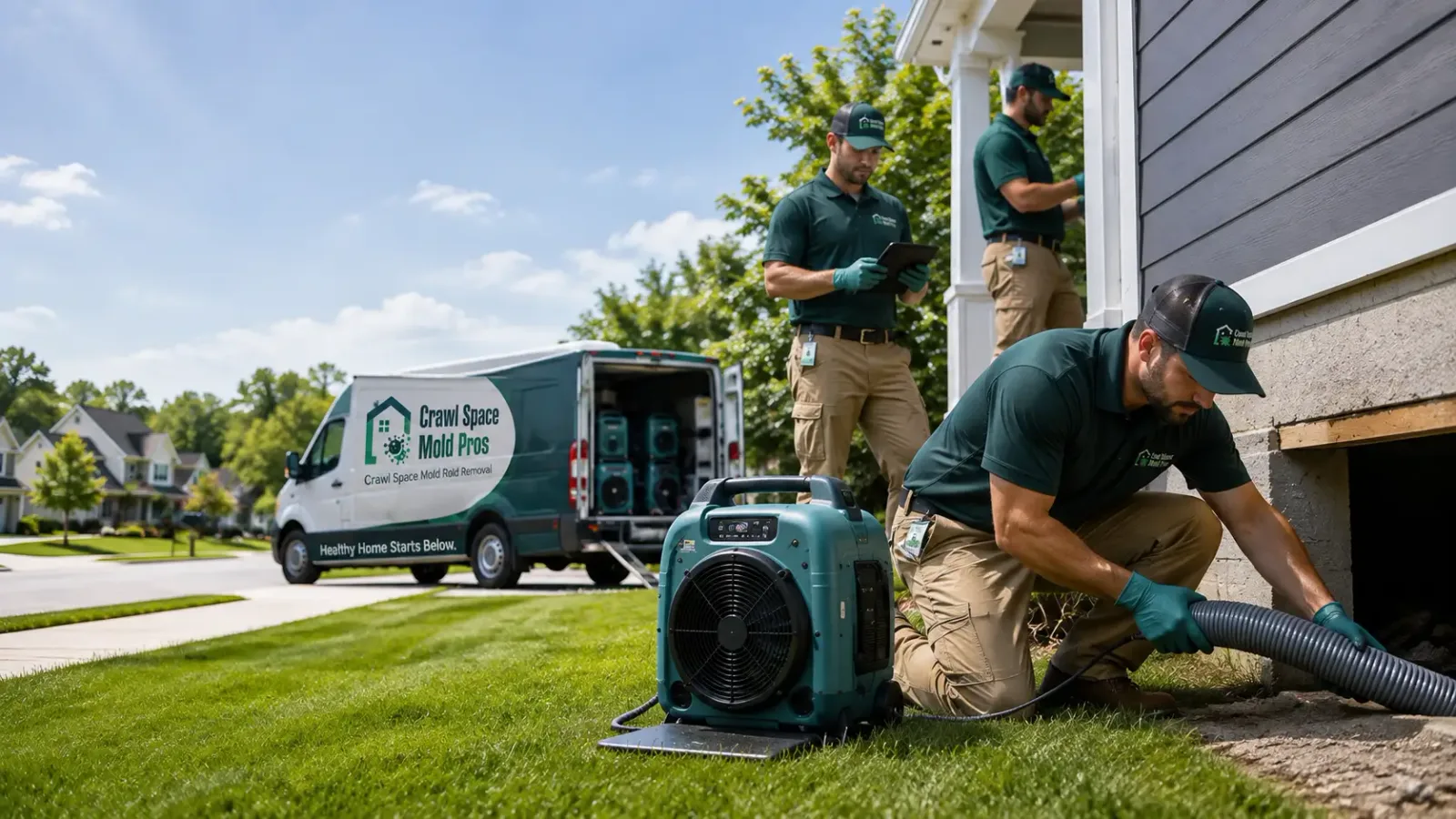 Crawl Space Mold Removal in Cashton, WI